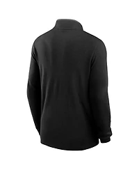Nike Men's Black Carolina Panthers Lightweight Victory Performance Half-Zip Pullover
