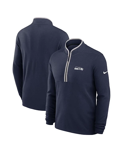 Nike Men's College Navy Seattle Seahawks Lightweight Victory Performance Half-Zip Pullover