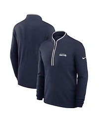 Nike Men's College Navy Seattle Seahawks Lightweight Victory Performance Half-Zip Pullover