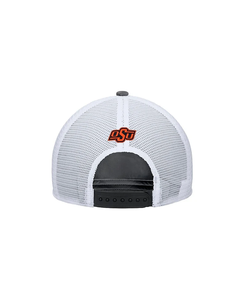 Nike Men's Anthracite Oklahoma State Cowboys 2025 On-field Rise Trucker Performance Adjustable Hat
