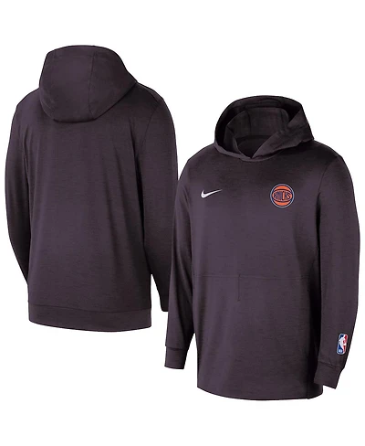 Nike Men's Black New York Knicks Authentic Practice Yoga Restore Pullover Hoodie