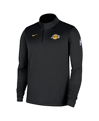 Nike Men's Black Los Angeles Lakers 2025/26 Authentic Coaches Quarter-Zip Pullover Jacket