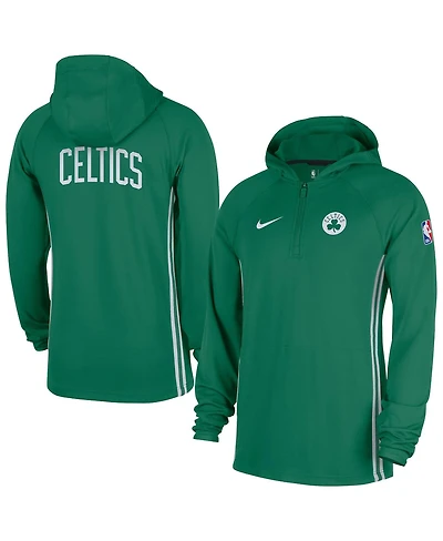 Nike Men's Kelly Green Boston Celtics Authentic On Court Zone Quarter-Zip Jacket