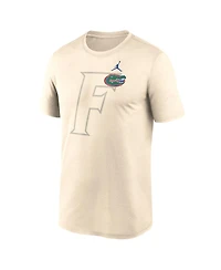 Jordan Men's Natural Florida Gators Campus Shadow Legend Performance T-Shirt