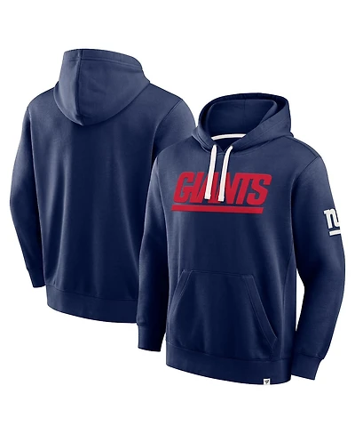 Fanatics Men's Navy New York Giants Horizons Heritage Pullover Hoodie