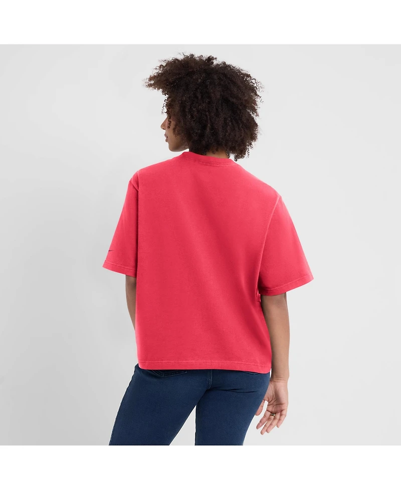 Nike Women's Scarlet San Francisco 49ers Glory Arch Boxy T-Shirt