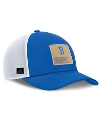 Jordan Men's Blue/White Ucla Bruins 2025 On-Field Rise Engineered Trucker Adjustable Hat