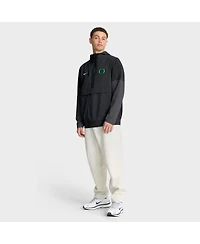 Nike Men's Black Oregon Ducks Anorak Half-Zip Hoodie Jacket