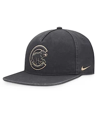 Nike Men's Anthracite Chicago Cubs Monotone Pro Adjustable Hat