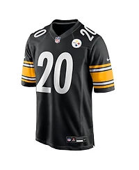 Nike Men's Kaleb Johnson Black Pittsburgh Steelers Team Game Jersey