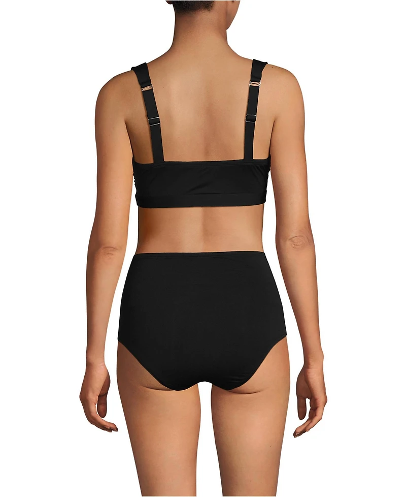 Lands' End Women's Twist Front Bikini Top