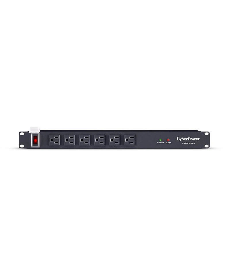 CyberPower CPS1615RMS 16-Outlet Rackbar Surge Protector with 6' Power Cord