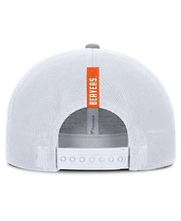 Fanatics Men's Gray/White Oregon State Beavers Rapid Trucker Adjustable Hat