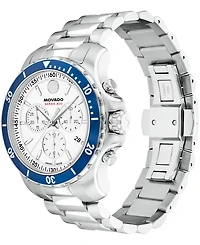 Movado Men's Series 800 Swiss Quartz Chrono Performance Stainless Steel Watch, 42mm