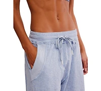 Free People Women's Wait A Minute Extra Wide Leg Knit Pants