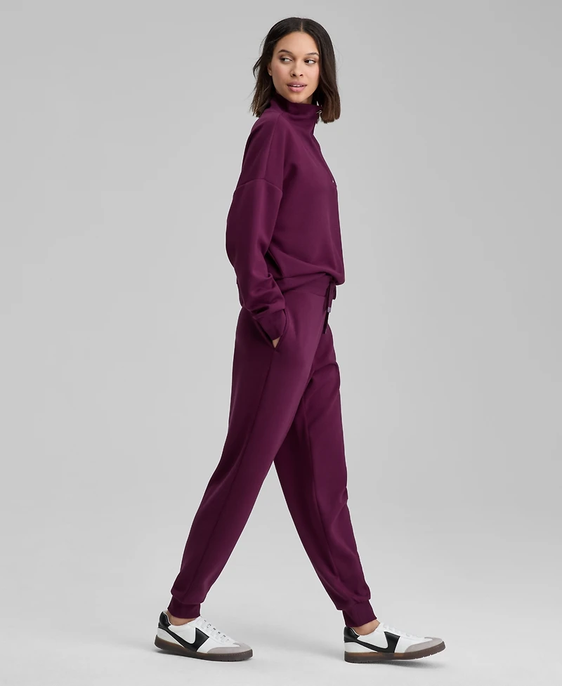 And Now This Petite Ribbed Relaxed Fit Joggers, Macy's Exclusive