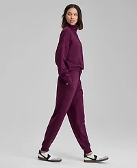 And Now This Petite Ribbed Relaxed Fit Joggers, Macy's Exclusive