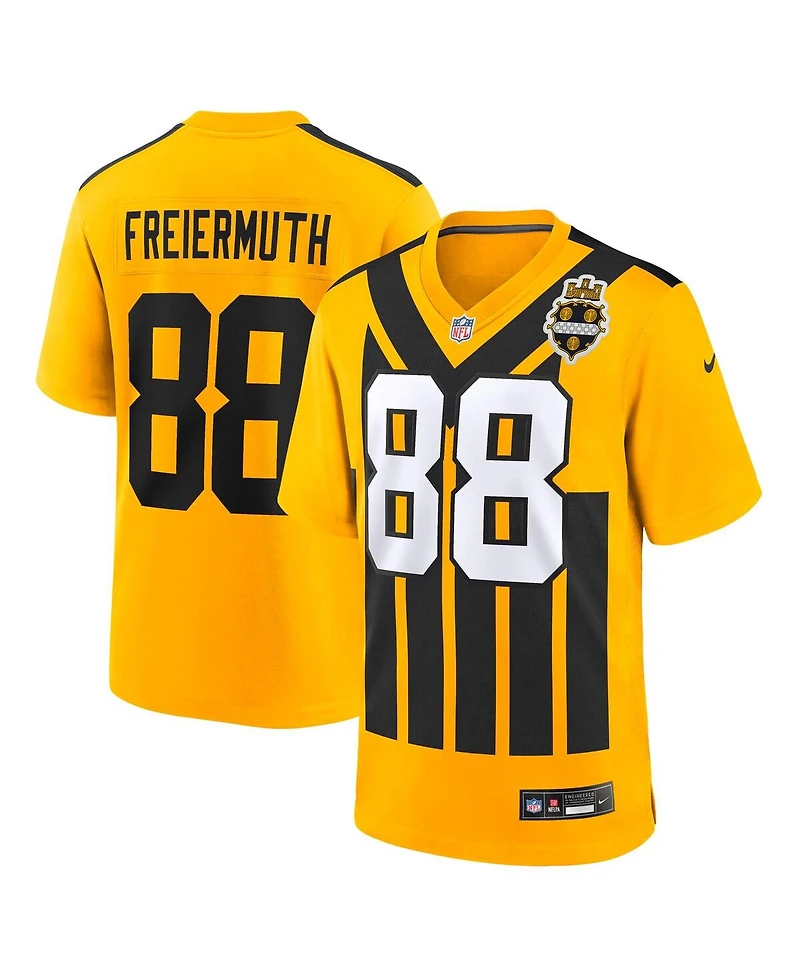 Nike Men's Pat Freiermuth Gold Pittsburgh Steelers Alternate 1933 Throwback Game Jersey