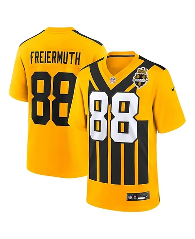Nike Men's Pat Freiermuth Gold Pittsburgh Steelers Alternate 1933 Throwback Game Jersey