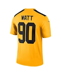 Nike Men's T.j. Watt Gold Pittsburgh Steelers Alternate 1933 Throwback Legend Player Performance Jersey