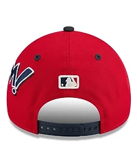New Era Men's Red/Navy St. Louis Cardinals 2025 Mlb Diamond Hero Edition A-Frame 9FORTY Adjustable Hat
