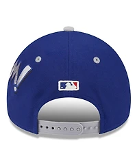 New Era Men's Royal/Gray Los Angeles Dodgers 2025 Mlb Diamond Hero Edition A-Frame 9FORTY Adjustable Hat