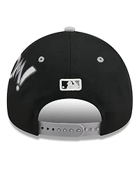 New Era Men's Black/Gray Chicago White Sox 2025 Mlb Diamond Hero Edition A-Frame 9FORTY Adjustable Hat