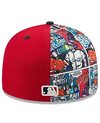 New Era Men's Red/Navy St. Louis Cardinals 2025 Mlb Diamond Hero Edition 59FIFTY Fitted Hat