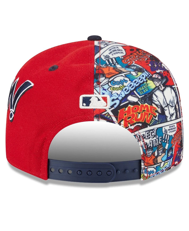 New Era Big Boys and Girls Red/Navy St. Louis Cardinals 2025 Mlb Diamond Hero Edition 9FIFTY Snapback Hat
