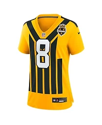 Nike Women's Aaron Rodgers Gold Pittsburgh Steelers Alternate 1933 Throwback Game Jersey