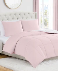 Juicy Couture Box Stitch Reversible 2-Pc. Comforter Set, Twin/Twin Xl