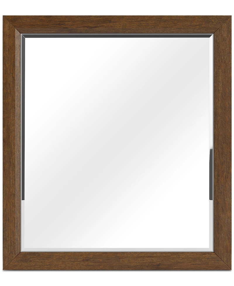 Davie Cracked Oak Mirror
