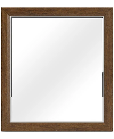 Davie Cracked Oak Mirror