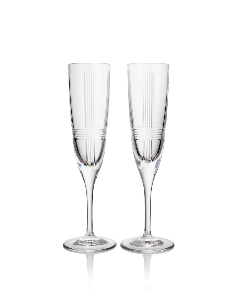 Marquis by Waterford Vector Flutes, Set of 2