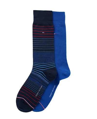 Tommy Hilfiger Men's Dress Crew Socks, 2-Pack