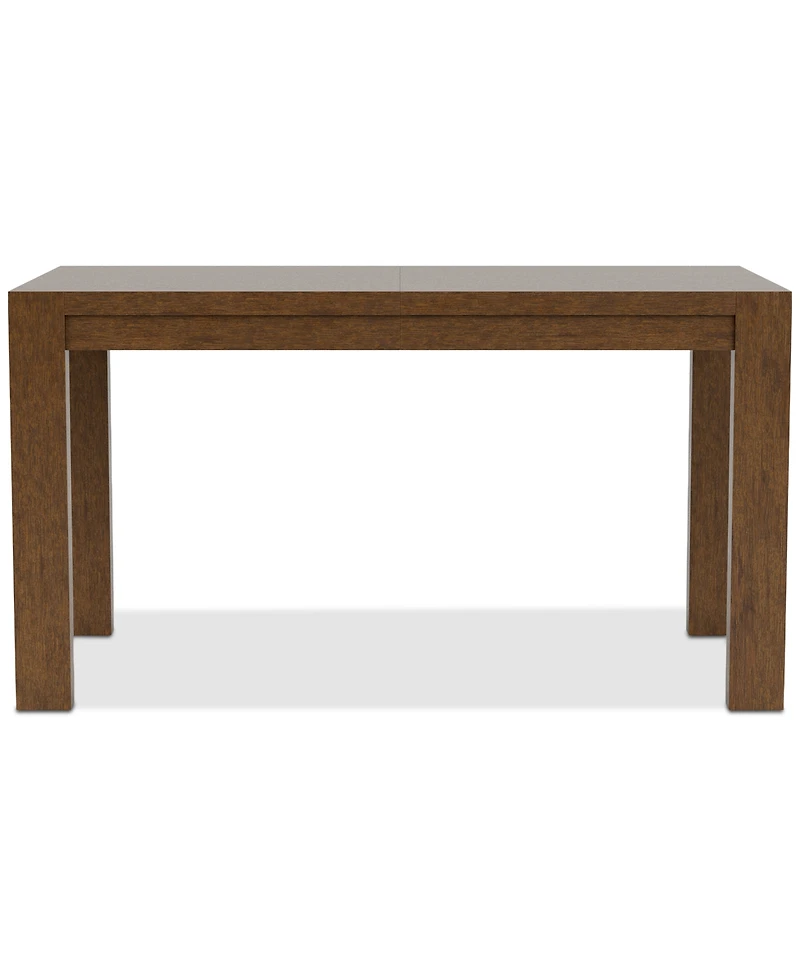 Davie Cracked Oak Rectangle Dining Table