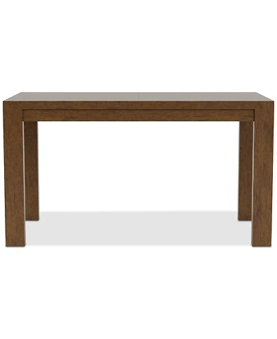 Davie Cracked Oak Rectangle Dining Table