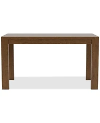 Davie Cracked Oak Rectangle Dining Table