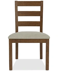 Davie Cracked Oak Ladder Chair