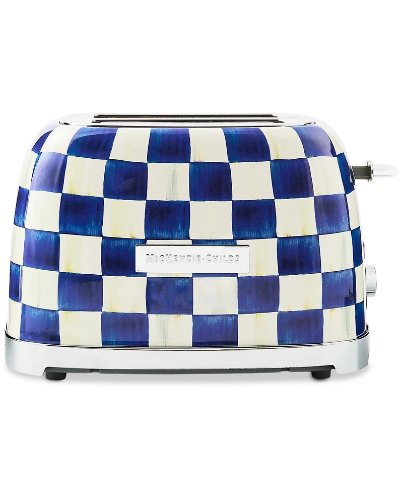 MacKenzie-Childs Royal Check 2-Slice Toaster