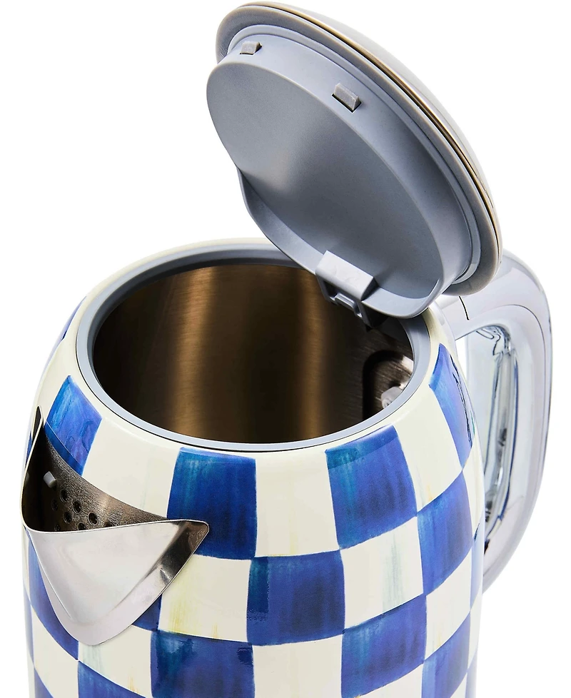 MacKenzie-Childs Royal Check Electric Kettle