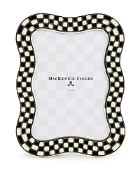 MacKenzie-Childs Wavy Check Silver Plated Frame