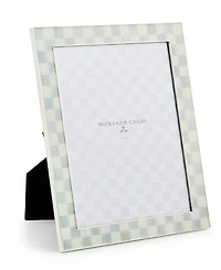 MacKenzie-Childs Sterling Check Silver Plated Frame, 8" x 10"