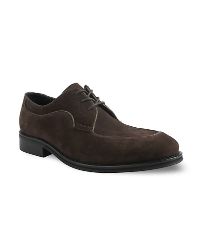 Alfani Men's Noahh Genuine Suede Leather Lace Up Dress Shoes, Macy's Exclusive