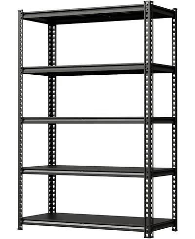 gaomon 5-Tier Steel Garage Shelving Unit, 48"W x 16"D x 72"H, Adjustable Steel Utility Storage Rack with Metal Shelves, 770 Lbs/Shelf C