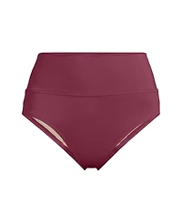 Lands' End Women's Petite Pinchless High Waisted Bikini Bottoms