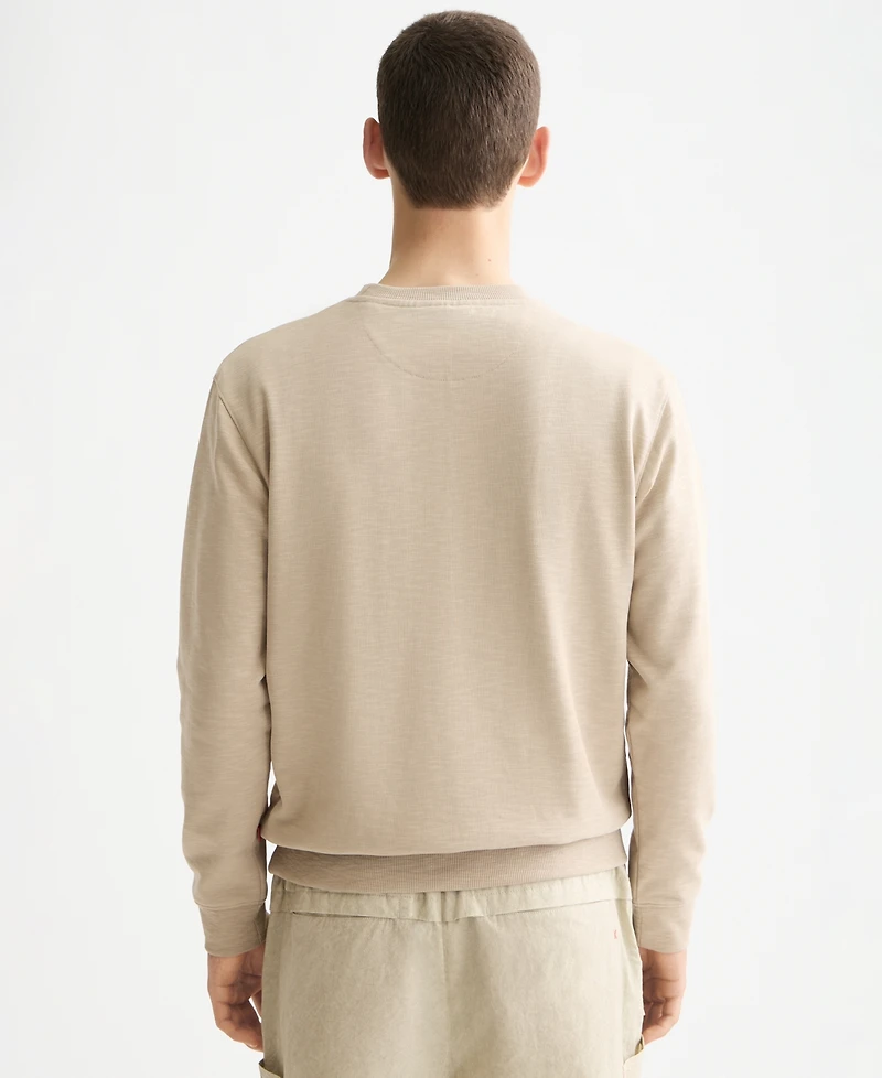 Scotch & Soda Men's Logo Detail Crewneck Sweatshirt