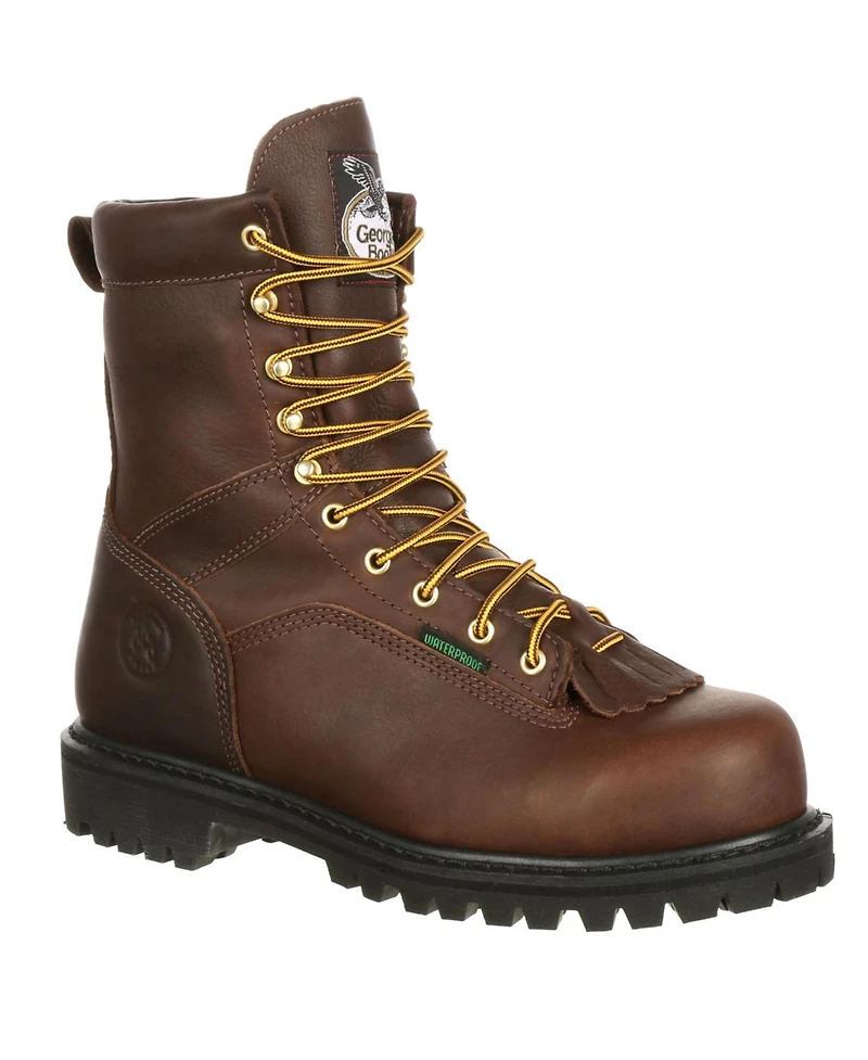 Georgia Boot Men's Lace-to-Toe Waterproof Work