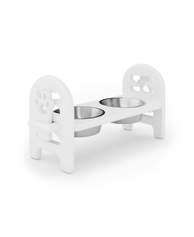 Aostirmotor Multi-Functional Adjustable Pet Dish Outdoor Indoor Use Non-Slip Base & Compact Storage