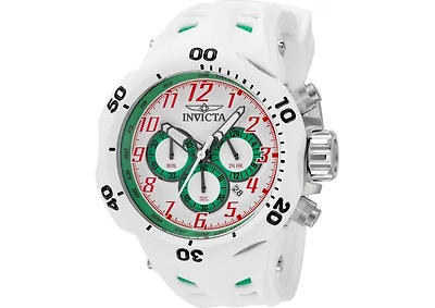Invicta Men's 48239 Venom Quartz Chronograph White, Green Dial Watch